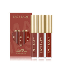 Sace Lady Waterproof Liquid Lipstick Mini Set β Matte, High Pigment, Long-Lasting Gloss