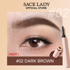 Sace Lady Waterproof Eyebrow Cream – Long Lasting Tattoo Brow Gel with Brush, Smudge-Proof & Waterproof