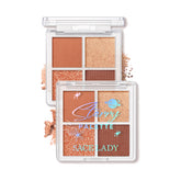 Sace Lady Colorful 3-In-1 Eyeshadow Palette & Glitter β High Pigment, Matte & Shimmer