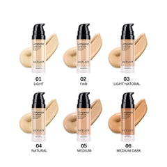 Sace Lady Matte Liquid Foundation – Long-Wearing, Medium to Full Coverage (15ml)