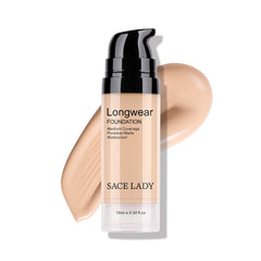 Sace Lady Matte Liquid Foundation – Long-Wearing, Medium to Full Coverage (15ml)
