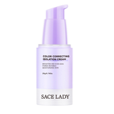 SACE LADY Face Primer Cream Blur Pore Color Corrector Makeup Base Moisturizing Brightening 20g