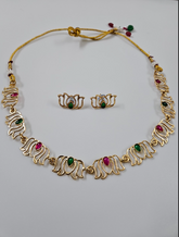 Heritage Golden Lotus Necklace