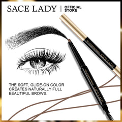 Sace Lady Waterproof Long-Lasting Eyebrow Pencil – Define, Shape, and Perfect Your Brows