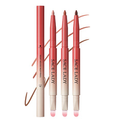 SACE LADY Velvet Matte Lip Liner β Precision, Smudge-Proof & Long-Lasting with Built-in Brush