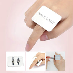 🌟 SACE LADY Stainless Steel Makeup Palette – Perfect for Mixing & Blending!