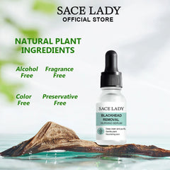 SACE LADY Blackhead Remover Serum – Gentle Deep Cleansing Pore Serum with 100% Organic Ingredients