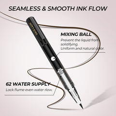 Sace Lady 24H Waterproof Eyeliner – Inky Black, Highly Pigmented, Smudge-Proof Precision