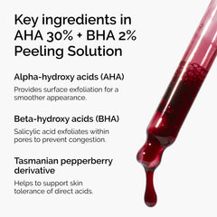 AHA 30% + BHA 2% Peeling Solution – Exfoliating Facial for Smoother Skin